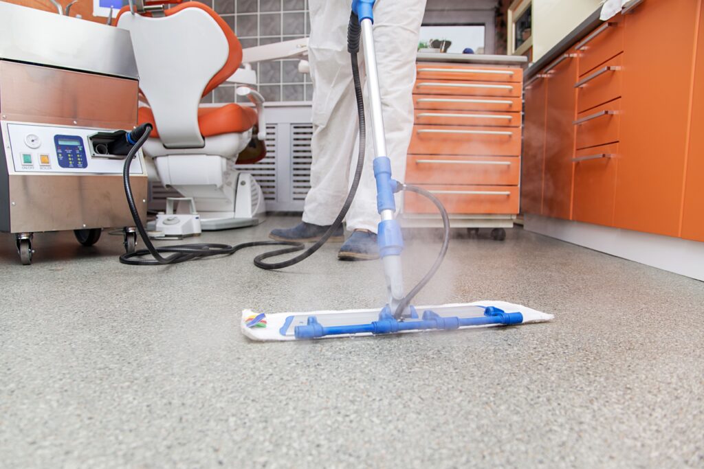 What does commercial cleaning consist of?